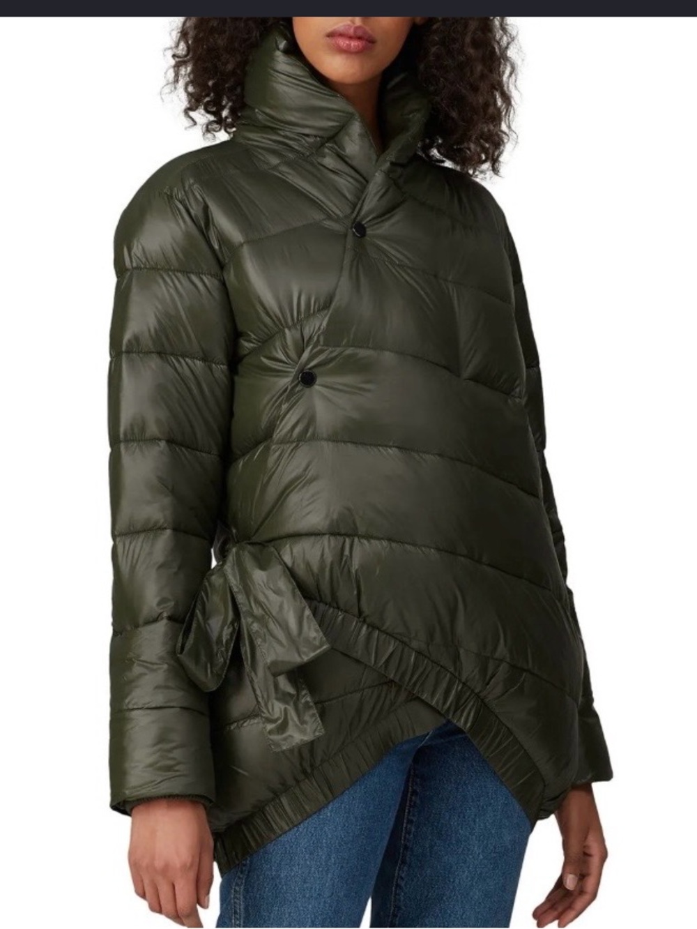 Universal Standard Deep Green Women's Puffer Coat